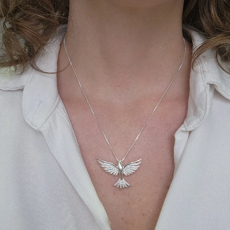 COLAR PRATA DIVINO ZIRC