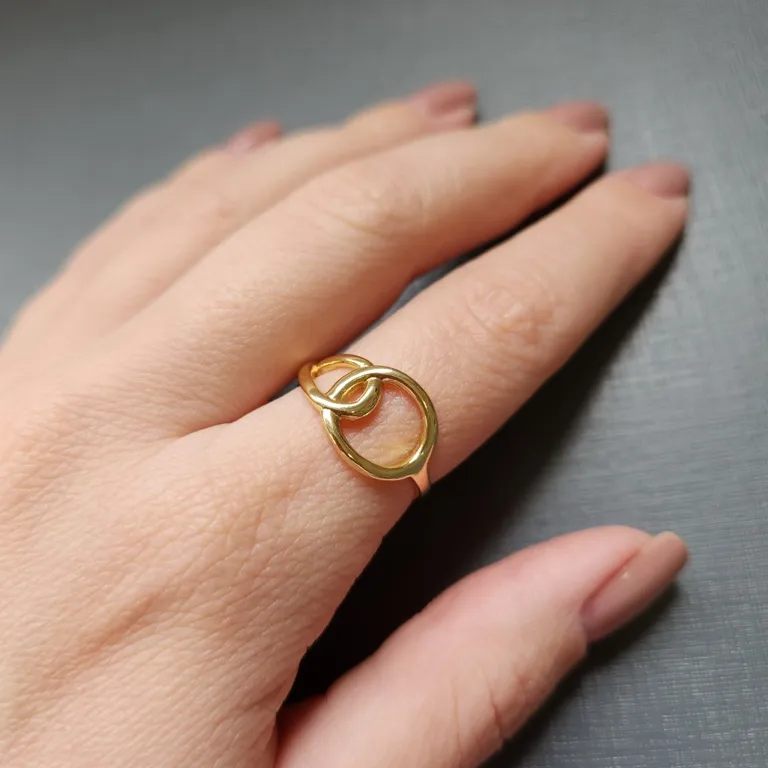 ANEL OURO AJUSTÁVEL NÓ