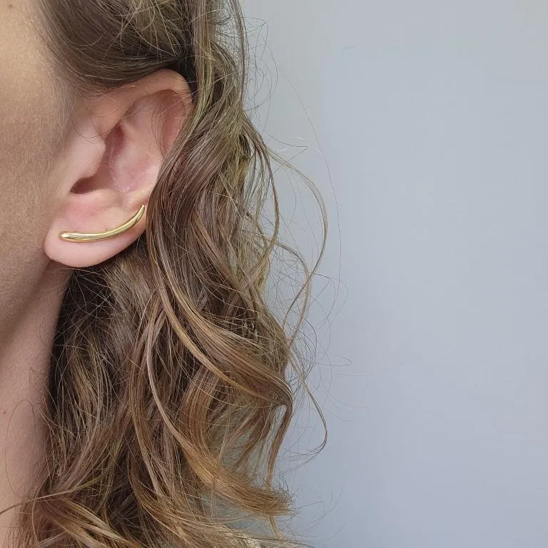 BRINCO OURO EAR CUFF LISA