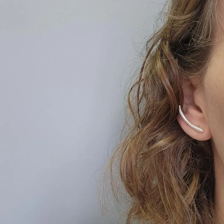 BRINCO PRATA EAR CUFF LISA