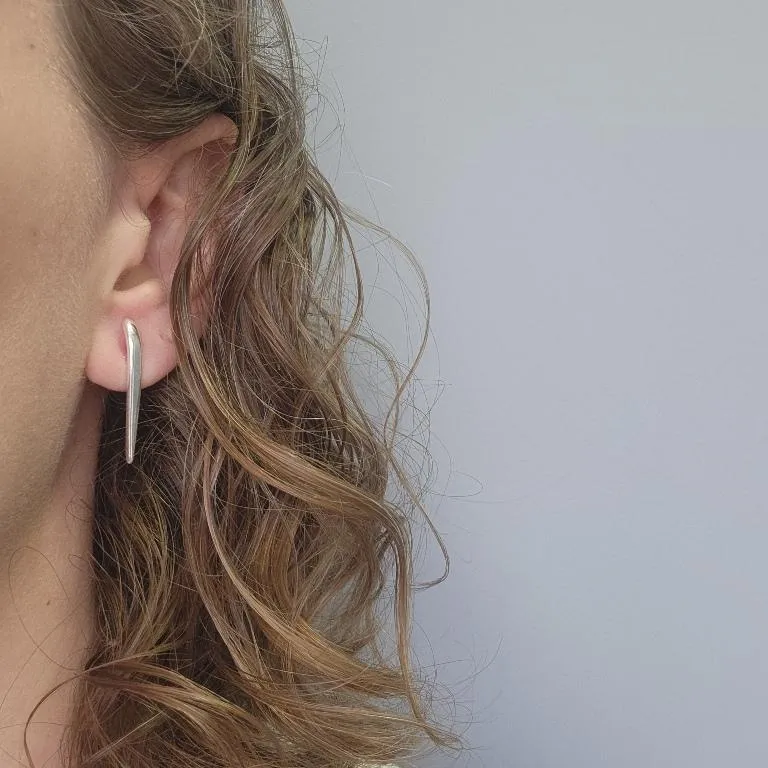 BRINCO PRATA PONTA LISA