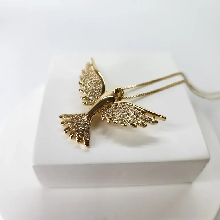 COLAR OURO DIVINO ZIRC