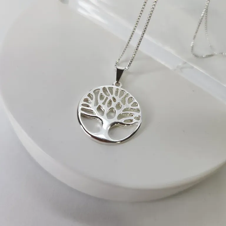 COLAR PRATA ÁRVORE DA VIDA