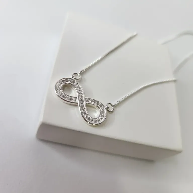 COLAR PRATA INFINITO
