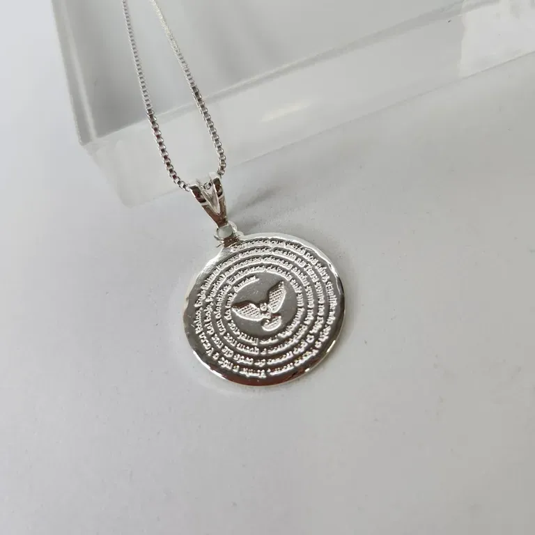 COLAR PRATA PAI NOSSO