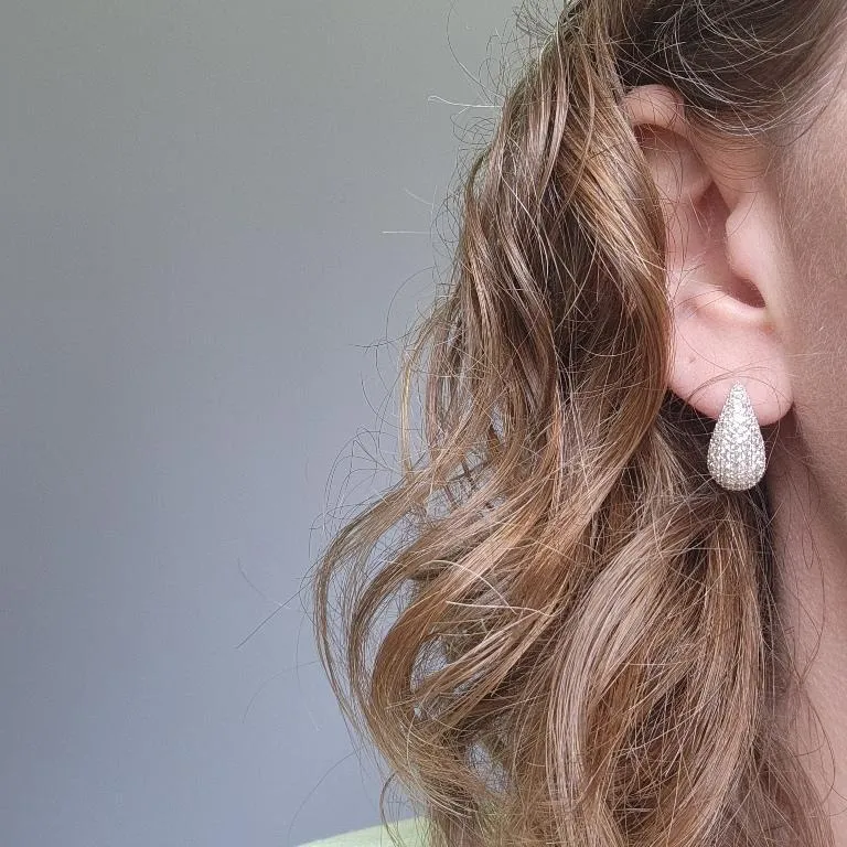 BRINCO PRATA GOTA ZIRC G