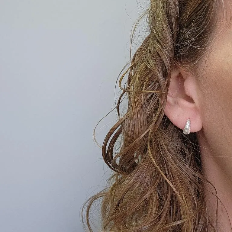 BRINCO PRATA ARGOLA CRAQUELADA P