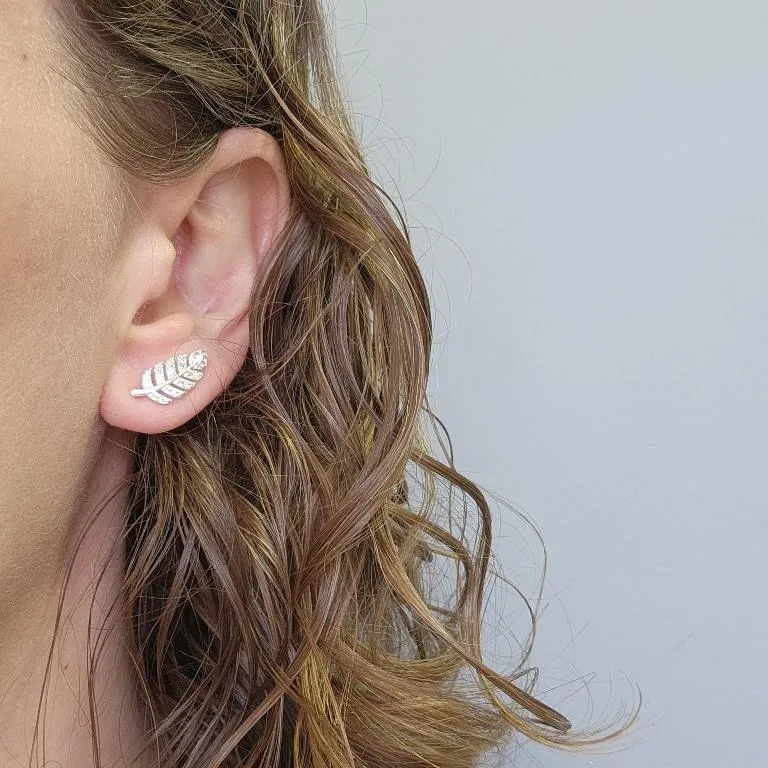 BRINCO PRATA FOLHA Z