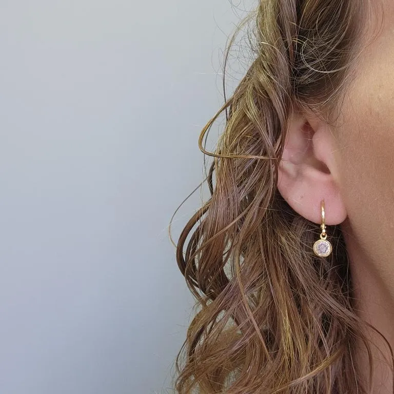 BRINCO OURO ARGOLA PONTO LUZ