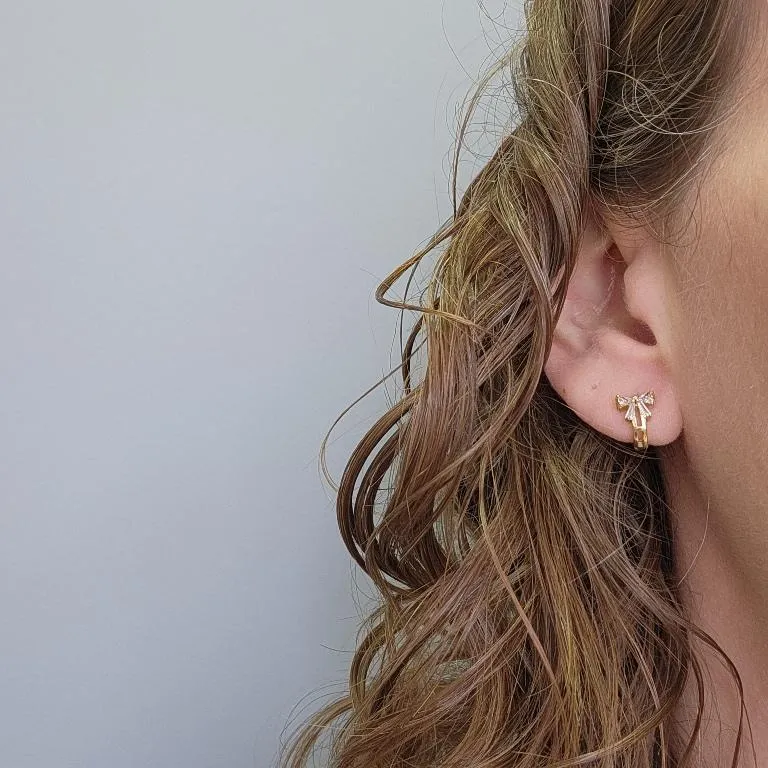 BRINCO OURO ARGOLA LAÇO