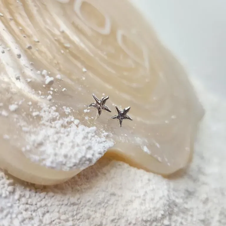 BRINCO PRATA ESTRELA DO MAR