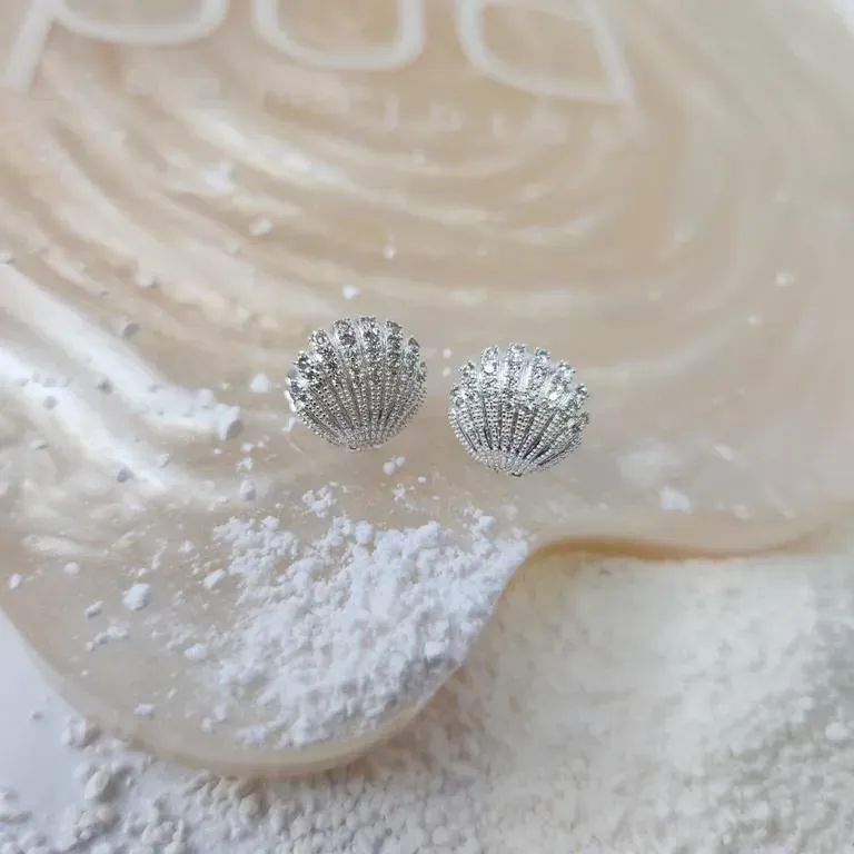 BRINCO PRATA SHELL ZIRC