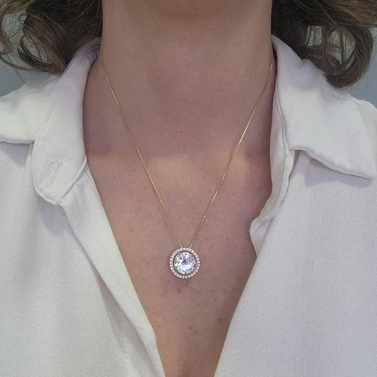 COLAR OURO REDONDO LUXO