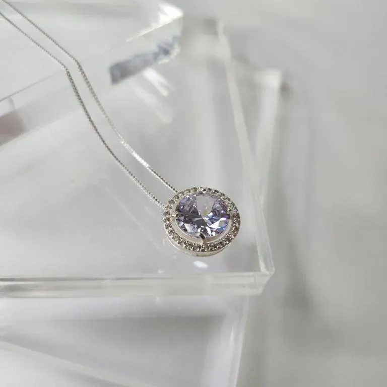 COLAR PRATA REDONDO LUXO