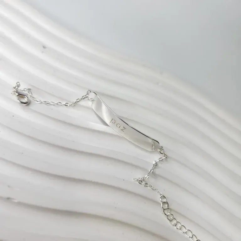 PULSEIRA PRATA PLACA PAZ