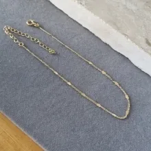 TORNOZELEIRA OURO CORRENTE CORA