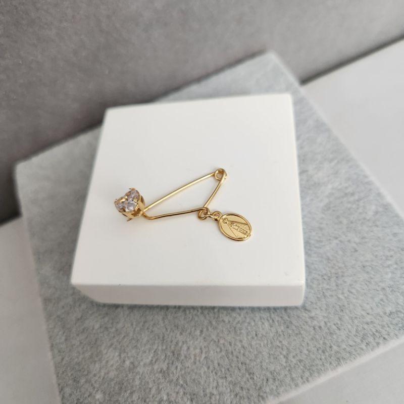 ALFINETE OURO  NOSSA SENHORA