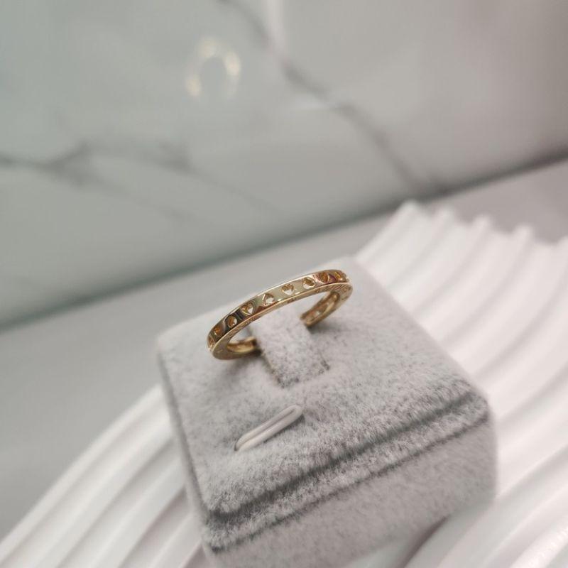 ANEL OURO CORAÇOES LOVE