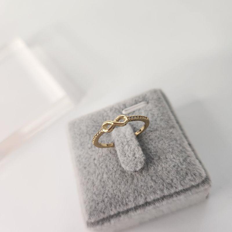 ANEL OURO INFINITO ZIRC