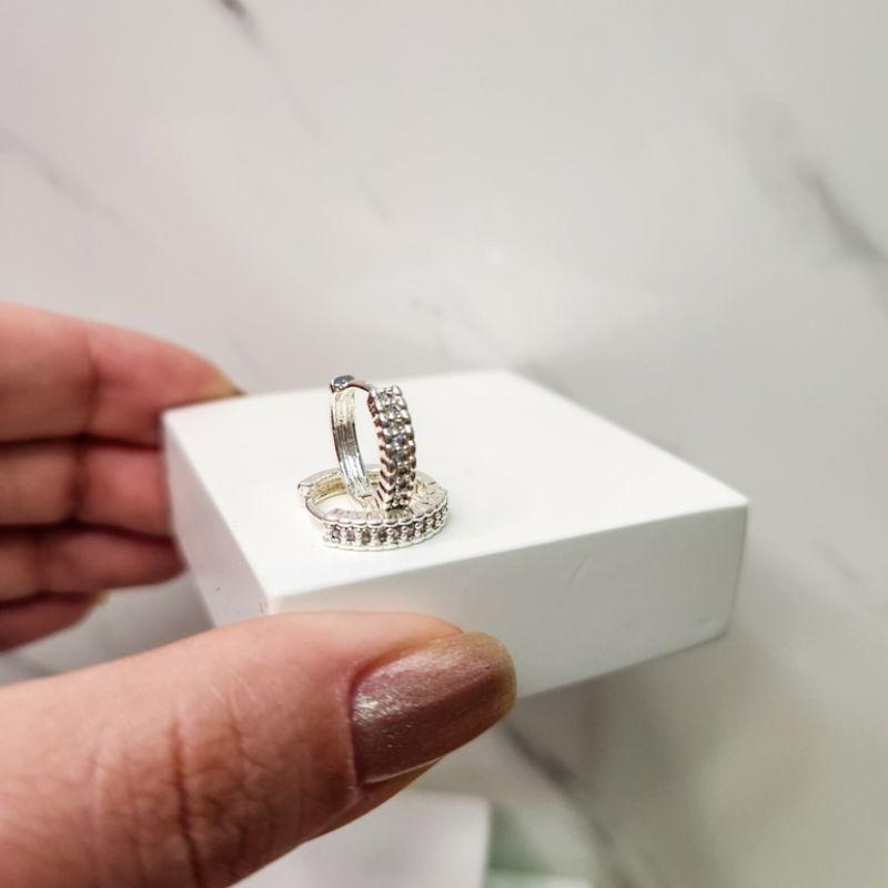 BRINCO ARGOLA PRATA G OND Z