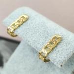 BRINCO EAR HOOK OURO CORRENTE