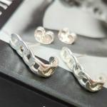 BRINCO EAR HOOK PRATA CORRENTE