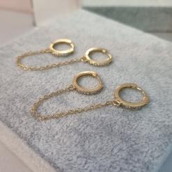 BRINCO OURO 2 ARGOLAS FIO	