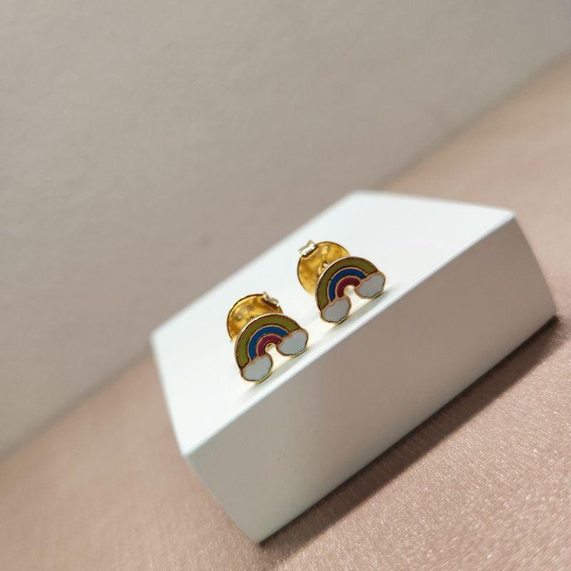 BRINCO OURO ARCO IRIS