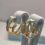 BRINCO OURO ARGOLA 3 VOLTAS	