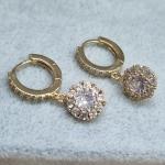BRINCO OURO ARGOLA CIRC ZIRC	