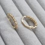 BRINCO OURO ARGOLA CLICK BOLINHAS	