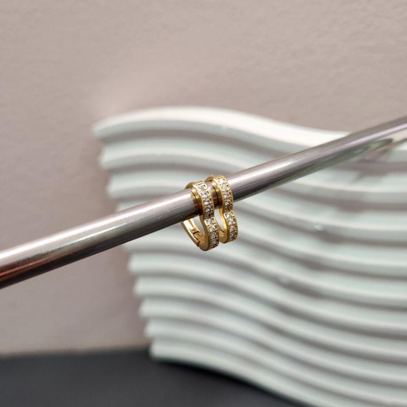 BRINCO OURO ARGOLA COR Z P