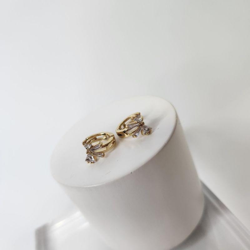 BRINCO OURO ARGOLA LAÇO