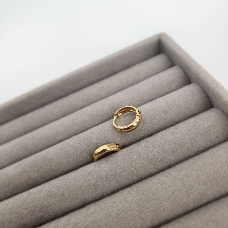 BRINCO OURO ARGOLA LISA P