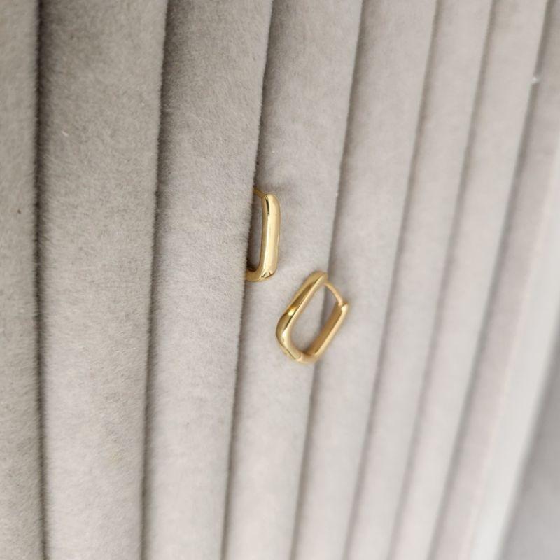 BRINCO OURO ARGOLA LISA R M