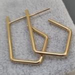 BRINCO OURO ARGOLA LOSANGO P	