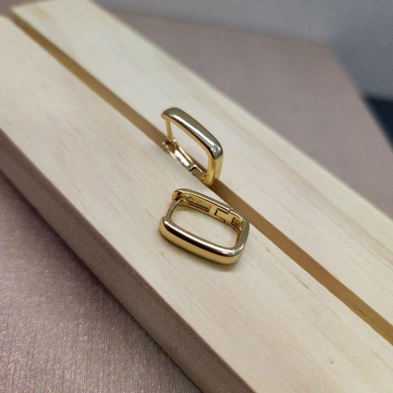 BRINCO OURO ARGOLA RET L M