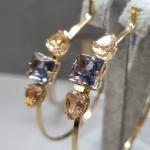 BRINCO OURO ARGOLA TAN MOR