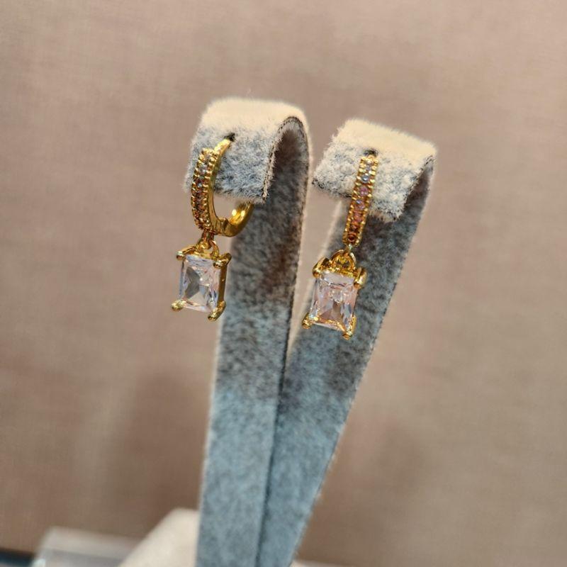 BRINCO OURO ARGOLA TRANQ RETANG