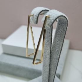 BRINCO OURO ARGOLA TRIANGU	