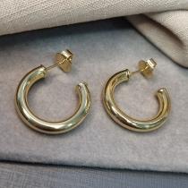 BRINCO OURO ARGOLA TUBO G	BO2288