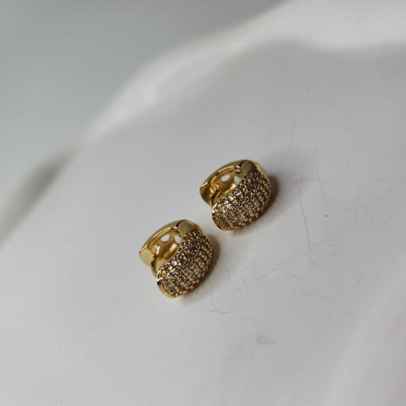 BRINCO OURO ARGOLA Z LUXO