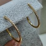 BRINCO OURO ARGOLA ZIRC LUXO	BO2141
