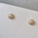 BRINCO OURO BOLA ZIRC M	