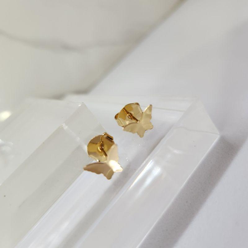 BRINCO OURO BORBOLETA