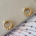 BRINCO OURO CIRC BOLINHAS