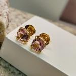 BRINCO OURO CIRCULO M ROSINHA