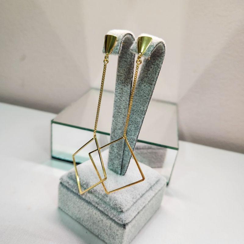 BRINCO OURO CORRENTE LOSANGO