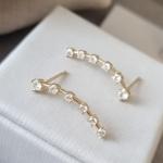 BRINCO OURO EAR CUFF ZIRC	