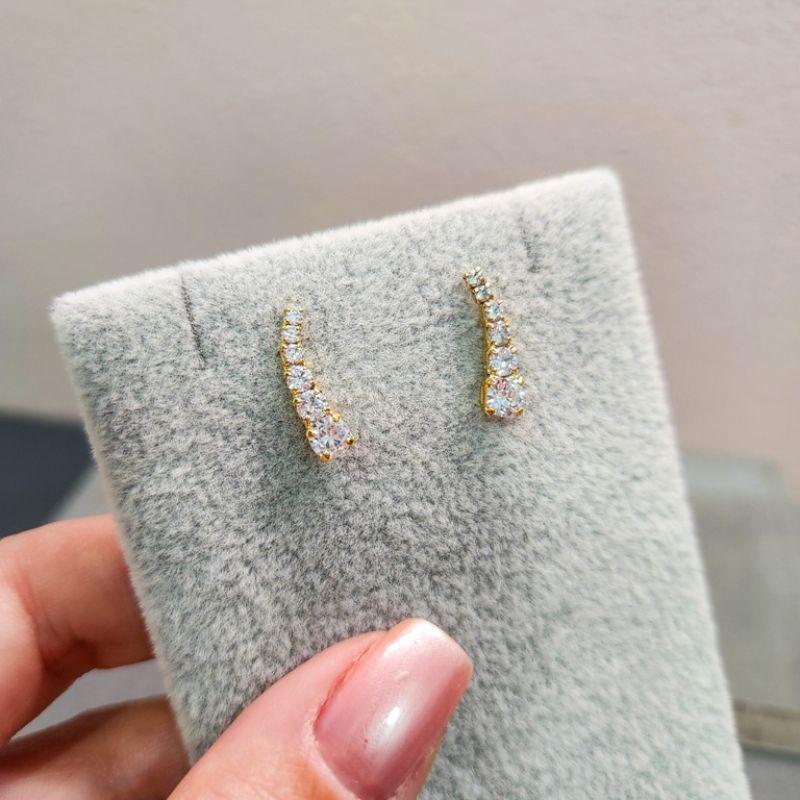 BRINCO OURO EAR CUFF ZIRC CLASSIC